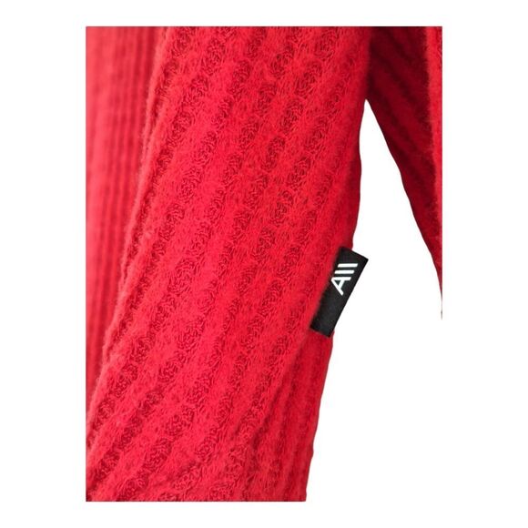 ANDREW MARC SPORT Brushed Waffle Dolphin Hem Turtleneck Top Tunic Cowl Neck XL - Picture 9 of 16